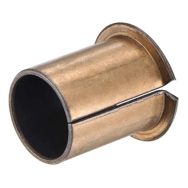 uxcell Flanged Sleeve Bearings 20mm Bore x 23mm OD x 30mm Length x 30mm Flange Dia x 1.5mm Flange Thickness Wrapped Oilless Bushings 20x23x30mm