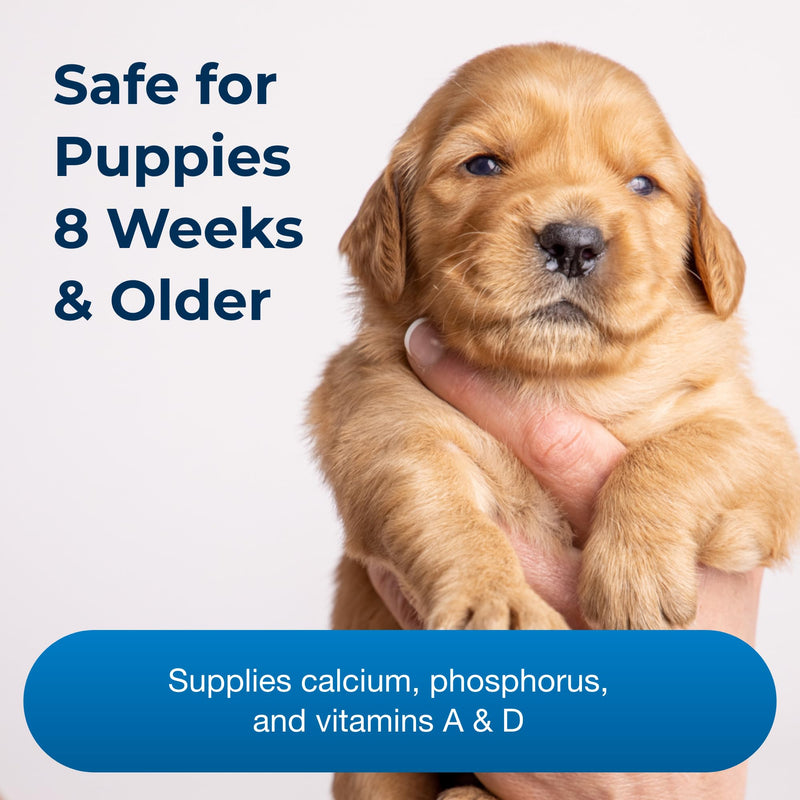 Pet-Ag Sure Grow 100 - Promotes Optimal Bone Development in Puppies Eight Weeks and Older - With Calcium, Phosphorus, and Vitamins A & D - 100 Chewable Tablets