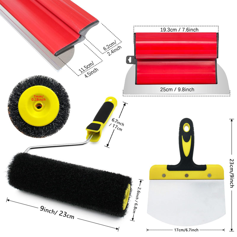 Drywall Skimming Blade 3pcs/Set, 10''+9''+6.7''