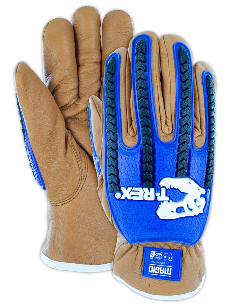 MAGID Thermal Work Gloves Leather, 1 Pairs, Size Men's (Fits Large) (TRX843W) 9/L 1 Pair