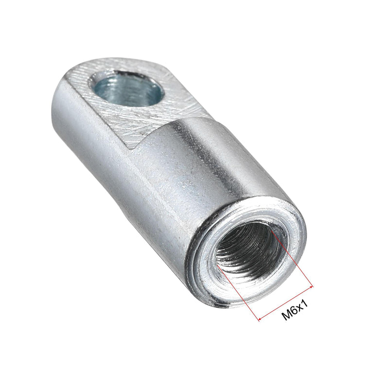 uxcell Air Cylinder Rod Clevis End M6x1 Female Thread 30mm Length I Type Connector 2pcs M6x1mm
