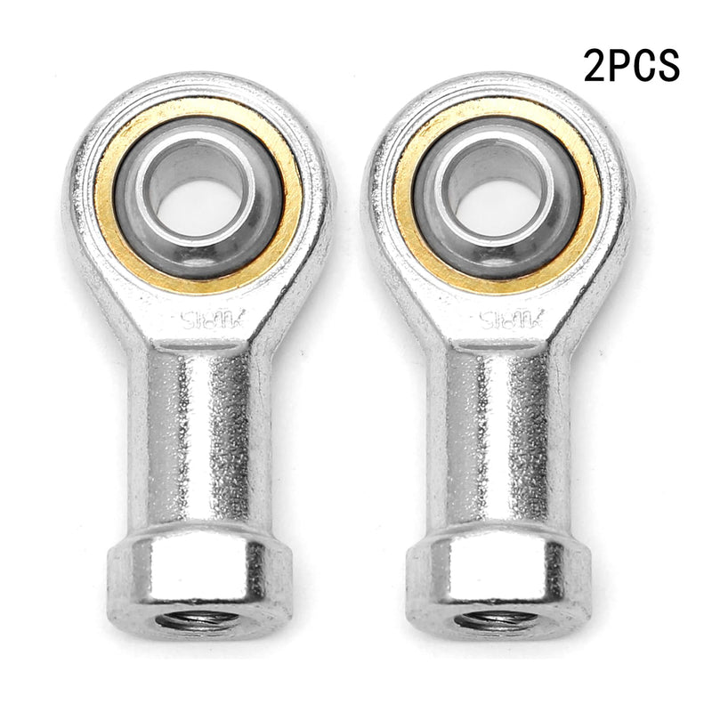 Othmro 2Pcs SI8T/K Rod End Ball Bearings Bearing Steel Self-Lubricating Rod End Joint Bearing 8mm M8 Female Thread Connector Joint Bearing Right Hand Rod End Bearing CNC Equipment with Jam Nut