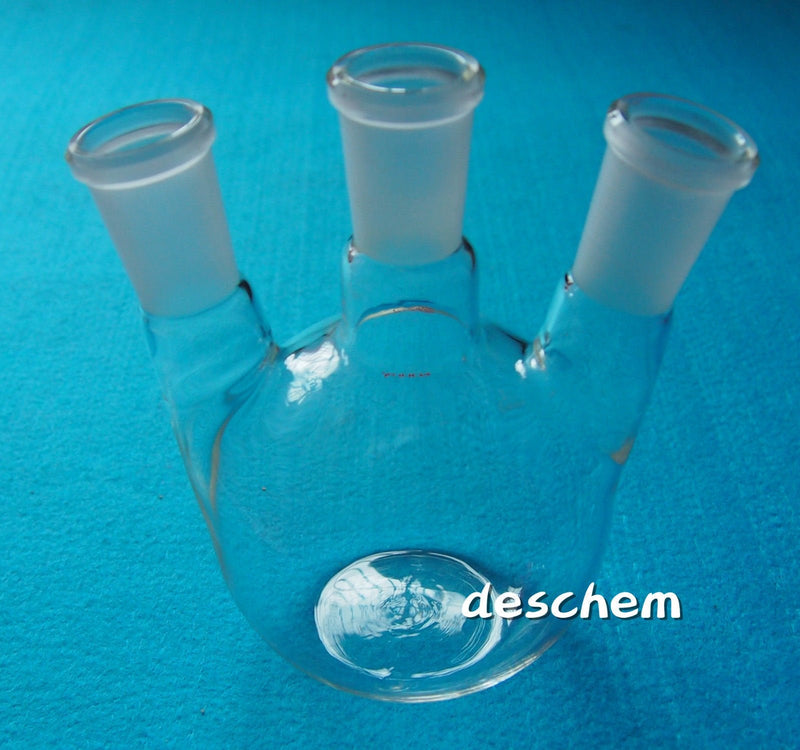 500ml,24/40,3-Neck,Glass Flask,Flat Bottom,Three Necks,Lab Bottle