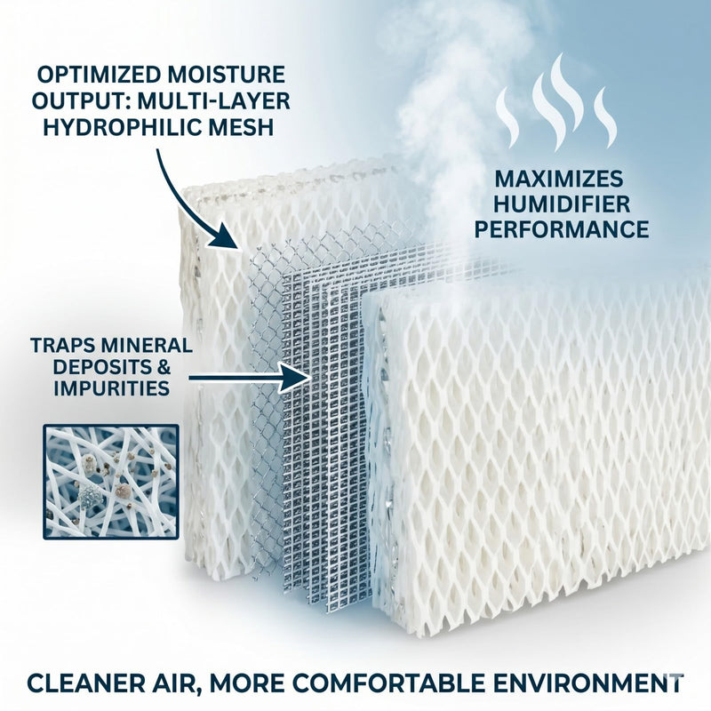EQWF813 Humidifier Filter Replacement, 6-Pack for WF813 and RCM-832