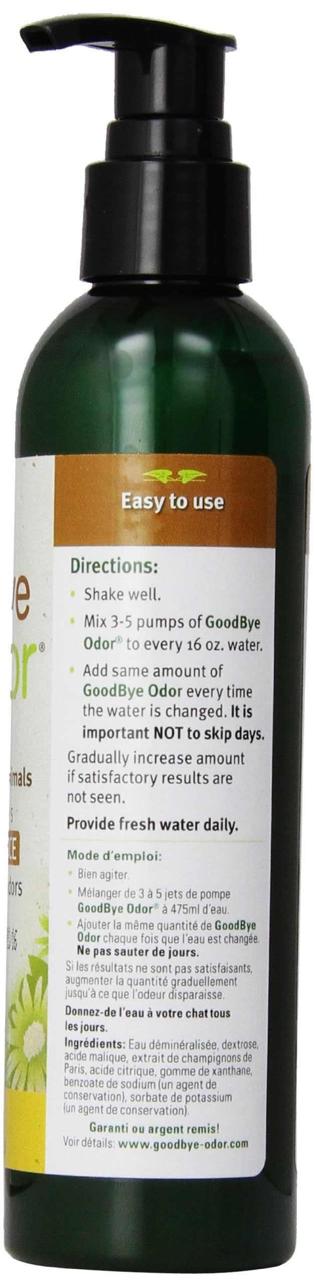 Marshall Pet Products Goodbye Odor Natural Deodorizing Water Supplement, for Ferrets and Small Animals, 8 oz 8-Ounce - PawsPlanet Australia