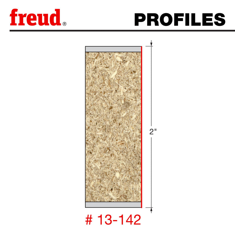 Freud 13-142: 5/8" (dia.) Super Hook Straight Bit with 1/2" shank, 3-3/4" overall length