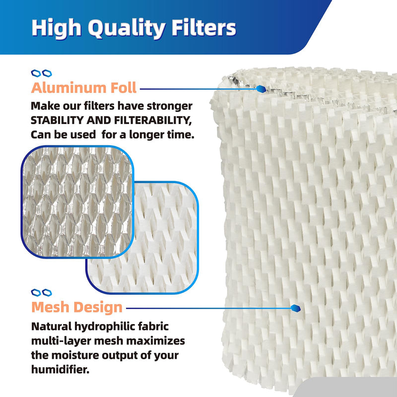 WF2 Humidifier Filter Replacement for Vicks Kaz Humidifier, 2 Pack