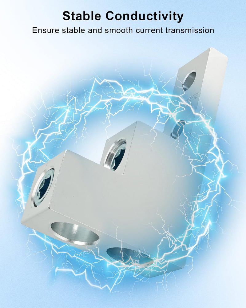 1Pack Lug Two Conductors, Grounding Panelboard Lug, 500 Awg 500 MCM - 4/0 STR Wire Range