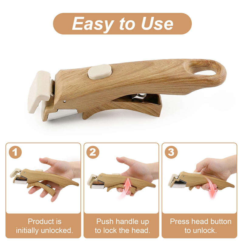 2 Pcs Replacement Handles for Pots and Pans, Universal Removable Wood Grain Pot Handle for All Cookware
