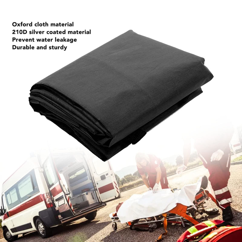 Black Emergency Cadaver Body Bag, Funeral Supplies Cadaver Bag, Oxford Cloth Storage Bag for Feral Transport(10 * 60CM) 150*60CM