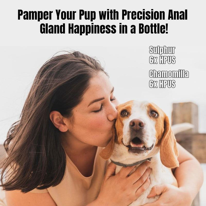 Petglow Anal Gland Medicine, Anal Cleaning for Dogs, Anal Gland Support, Pet Grooming Spray, Treats and Prevents Dog Anal Gland Infection, Feline Anal Gland Relief Hygiene Spray - 4 fl oz