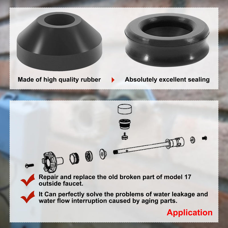 RK-17MH Repair Kit Metal Handle,Outside Faucet,Compatible with Woodford Model 17 RK-17MH