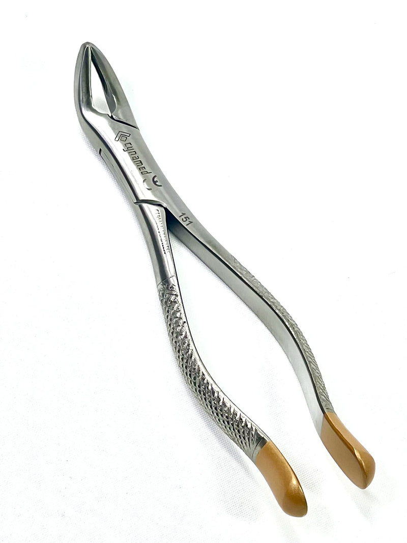 German Dental Extracting Forceps #151-Lower Bicuspid, Lower Incisor, Lower Root, Universal Extraction Forceps Dental Instruments -Cynamed
