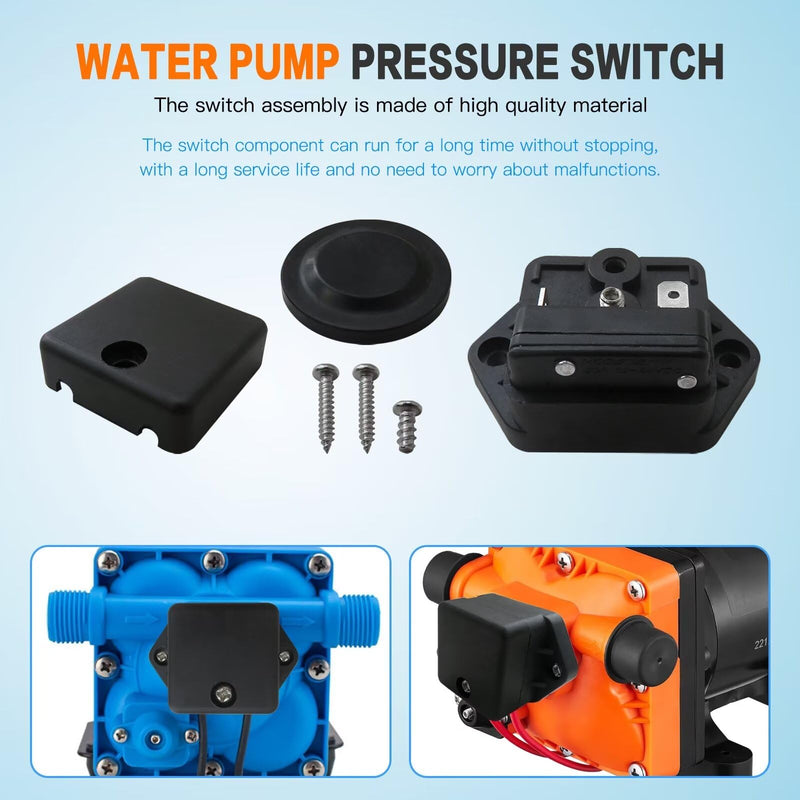 60-PSI Pressure Switch Assembly for 2.1 & 2.4-GPM High Flo Pumps For Fimco 60 PSI Models # 5275497, 5275703, 5277981, 5275087