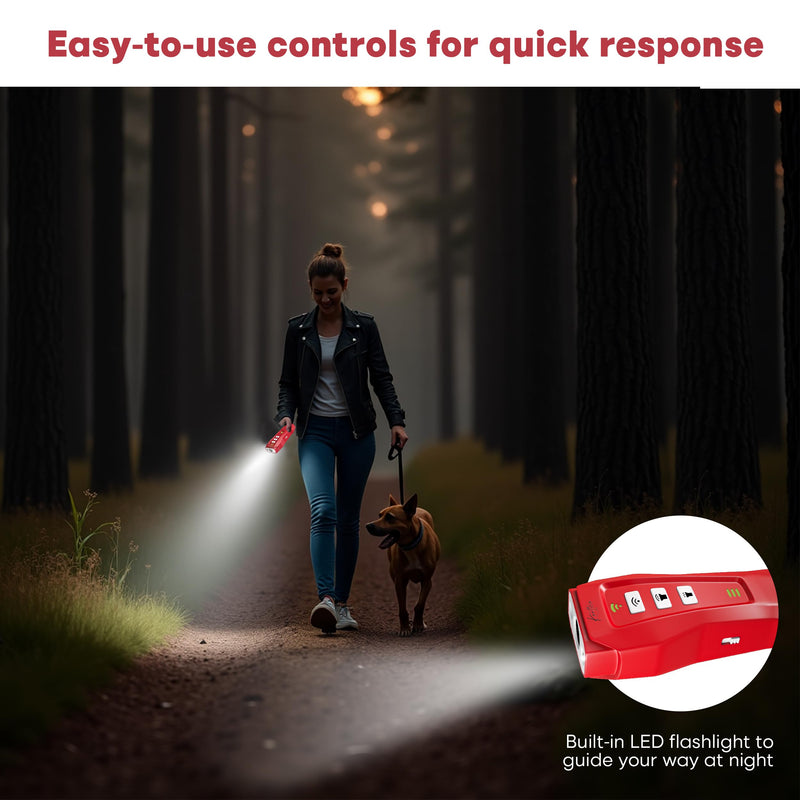 Ultrasonic Dog Trainer Device - Dog Deterrent & Barking Control Devices - Training Tool - Stop Barking & Sonic Dog Repeller - Alternative to Anti Bark Collar - Barking Silencer for Indoor & Outdoor