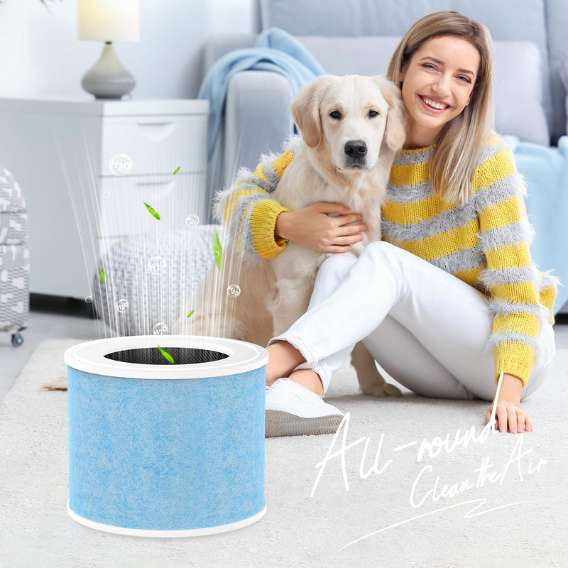 2-Pack Momcozy Replacement Filter Compatible with Momcozy Nursery Air Purifier, for ASIN:B0FPQ1RYR9, 4-in-1 Air Filter 2-Pack