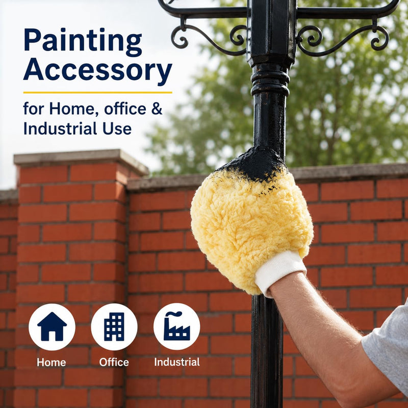 10PCS Paint Mitt Gloves for Painting Railing Fence, Reusable Painters Mitts
