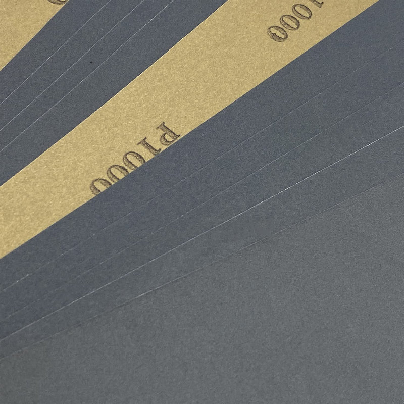 1000 Grit Wet Dry Sandpaper, 9 x 11 Inch Sanding Sheets, 15PCS Premium Silicon Carbide Sand Paper for Wood Metal Ceramic or Auto Polishing and Scratches Removing Grit 1000