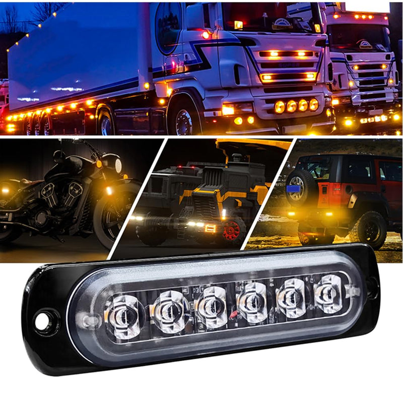 Encell LED Trailer Truck Side Marker Light 10PCS 18W Indicator Light for Truck Camper Marine Boat Stern Yacht Kayak