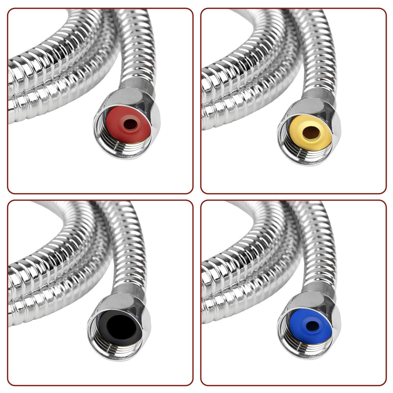 12 Pieces Silicone Shower Head Flow Restrictor Shower Flow Restrictor 4 Specifications Water Flow Restrictor for Various Standard Shower Head Handheld Showers