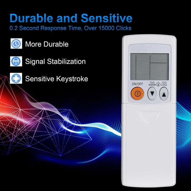 Replacement Air Conditioner Remote Control for Mitsubishi Electric Mr Slim for MSZ-GL06NA MSZ-GL09NA MSZ-GL12NA MSZ-GL15NA