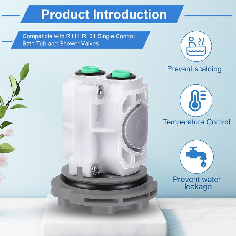 M952100-0070A Pressure Balancing Unit, Compatible with American Standard R110, R120, R115, R125 Valve, Shower Cartridge for Single Control Bath Tub and Shower Faucets Valves M952100-0070A