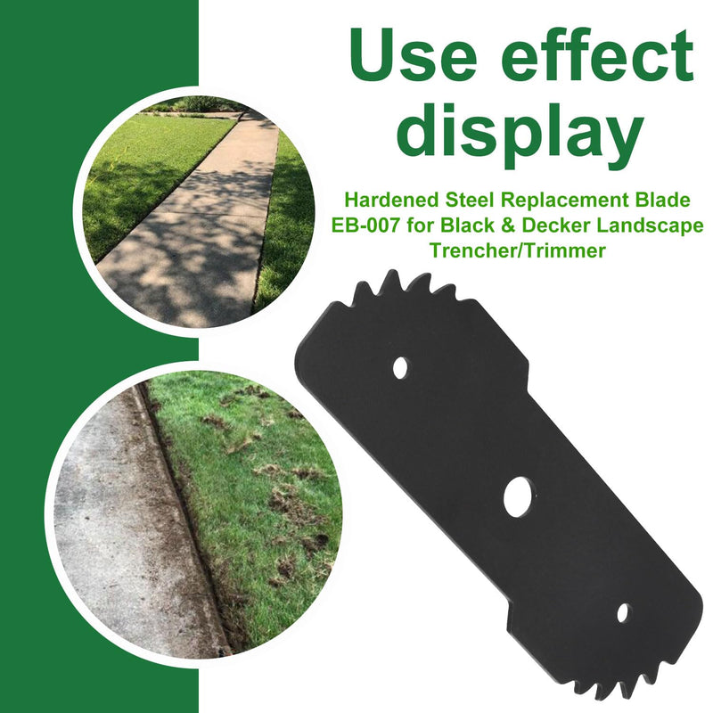 7-1/2-inch Edger Hog Heavy-Duty Edger Replacement Blade EB-007 for Black & Decker Landscape Trencher/Trimmer, Fits Model LE750, LE710, LE760, LE500, EH1000 and Craftsman CMEED400 - Hardened Steel