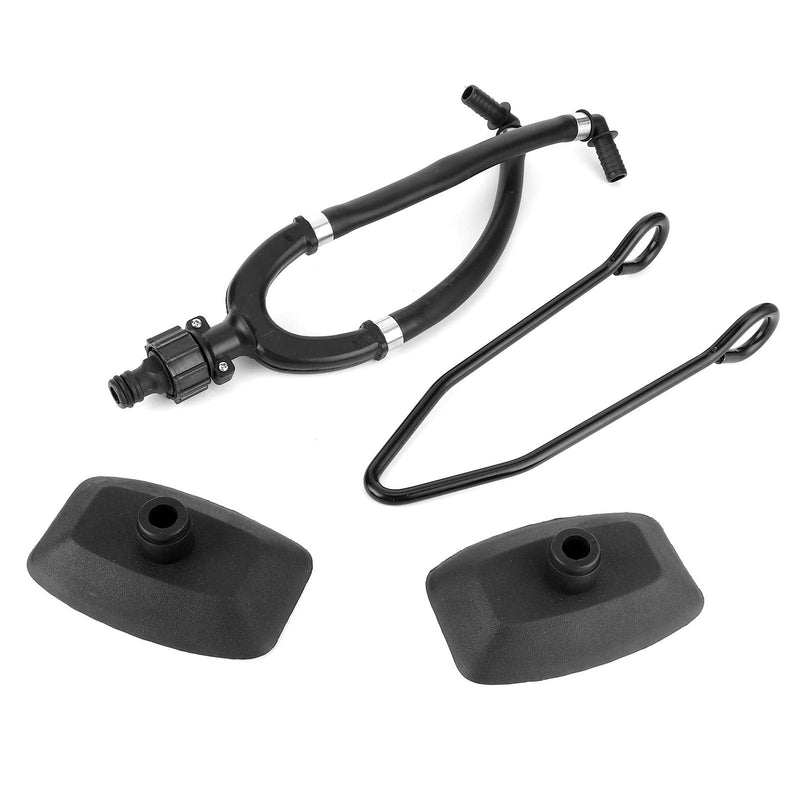 Acouto Outboard Motor Flusher Boat Motor Flusher Boat Dual Water Feed Motor Flusher Outboard Boat Motor Water Flusher Dual Feed Large Rectangular Ear Muffs Fast Connection