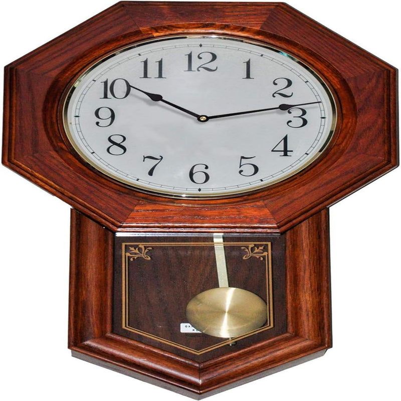 Hicarer Quartz Pendulum Clock with Long Tree Pendulum Movement Mechanism
