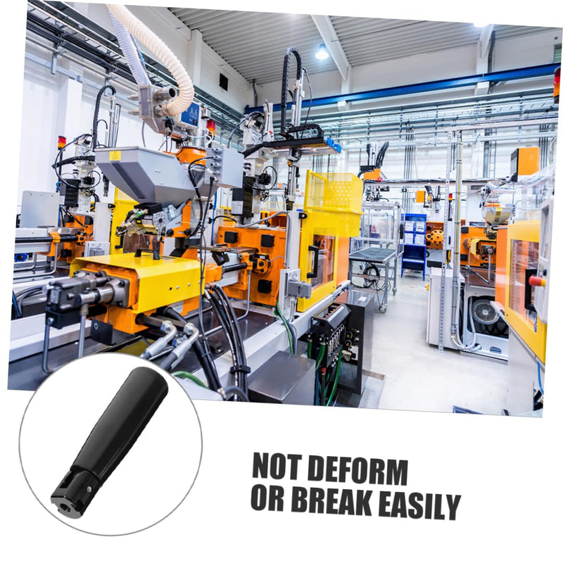 HEALLILY Machine Tool Folding Handle Crank Handle Grip Rotating Handle Revolving Handle Replacement Revolving Grip Crank Grip Machine Nylon Handle Hand Wheel Handle Handwheel Handle Grip 8.00X2.70X2.00CM Black