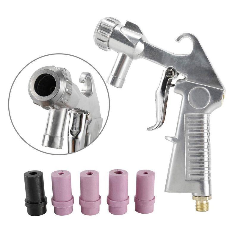 YaeTek Sand Blaster Gun Kit Air Sandblasting Sandblaster Gun Siphon Feed