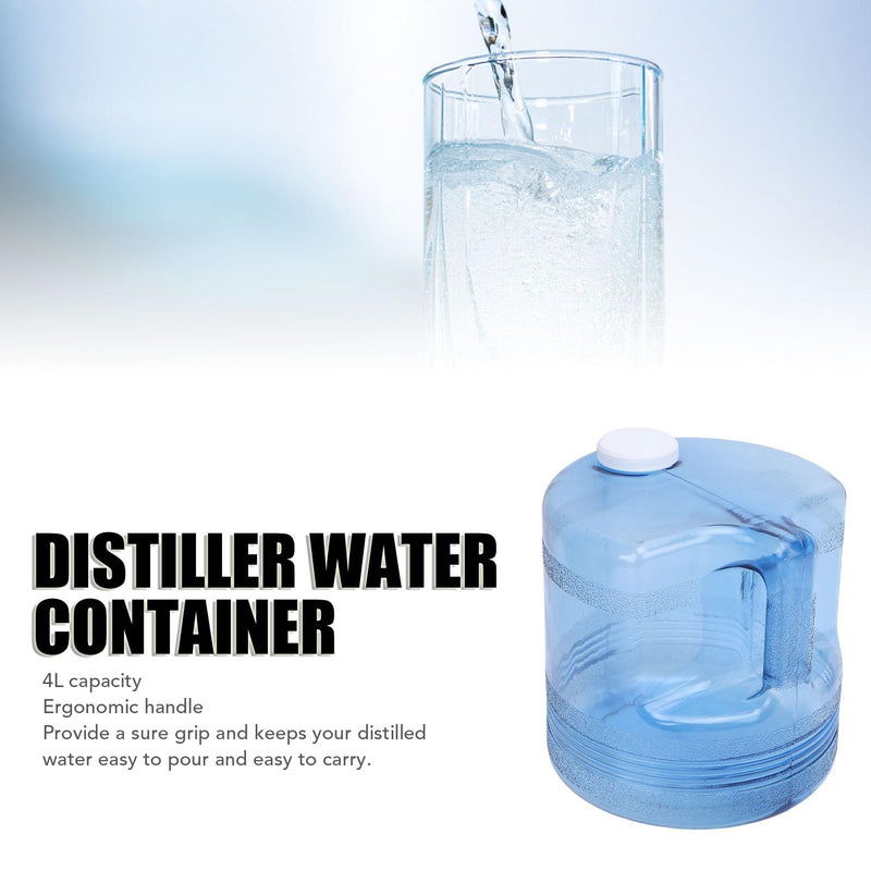 1 Gallon / 4L Water Distillers Containers, 18x18x19cm Replacement Distilled Water Bottle, Compatible with Most Distilled Water Maker