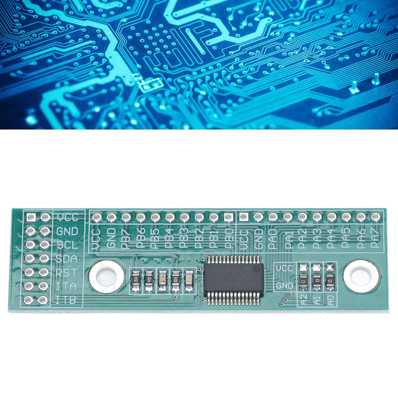 16 Channels IO Extension Module with I2C Interface for MCP23017 Chip 5V 3.3V Compatible 100Khz 400Khz 1.7Mhz Support High Speed IC Interface