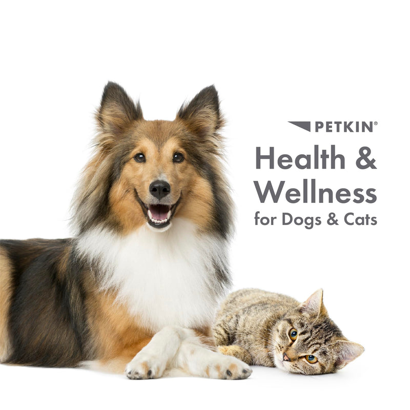 Petkin Fingertip Tooth Wipes for Dogs and Cats, 50 Finger Wipes - Slip-On, Snug Fit, Micro-Bristle Fabric - Cleans Teeth, Gums, Plaque & Tartar - Convenient, Ideal for Home and Travel - Peanut Butter 50ct - PawsPlanet Australia