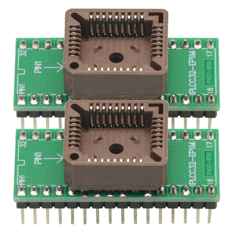 2PCS PLCC32 to DIP32 USB Universal Programmer IC Adapter Socket Tester for TL866CS EZP2010 G540 SP300 TL866A
