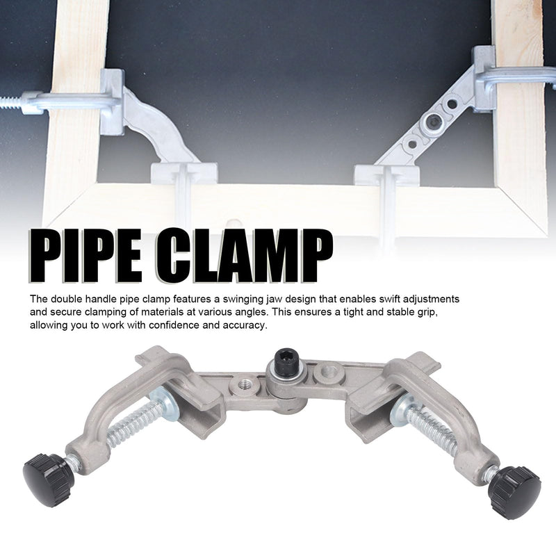 Clamp Aluminum Alloy High Strength Right Angle Corner Clamp for Iron Stainless Steel Pipe Wood Board (10° to 180° Tube Clamp(TCA2)) 10° to 180° Tube Clamp(TCA2)