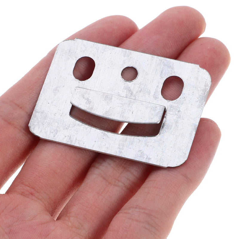 GLEAVI 100pcs Wall Panel Buckle Wainscoting Panel Hangers Wall Panel Clips Hanging Buckle Mounting Brackets Wall Hangers Furniture Panel Clips Panel Mount Iron Galvanized Interlock