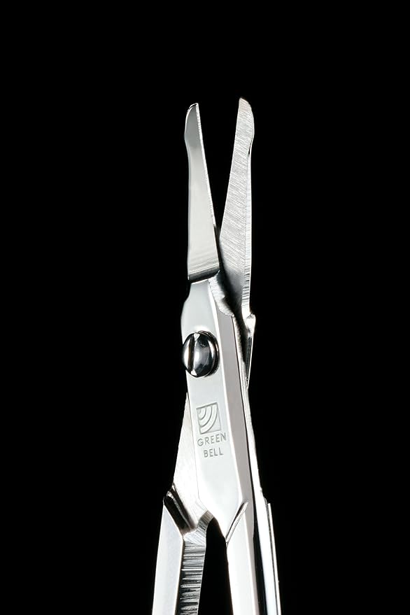 Takumi no Kogi Green Bell Suncraft G-2106 Stainless Steel Forged Nose Hair Scissors - NewNest Australia