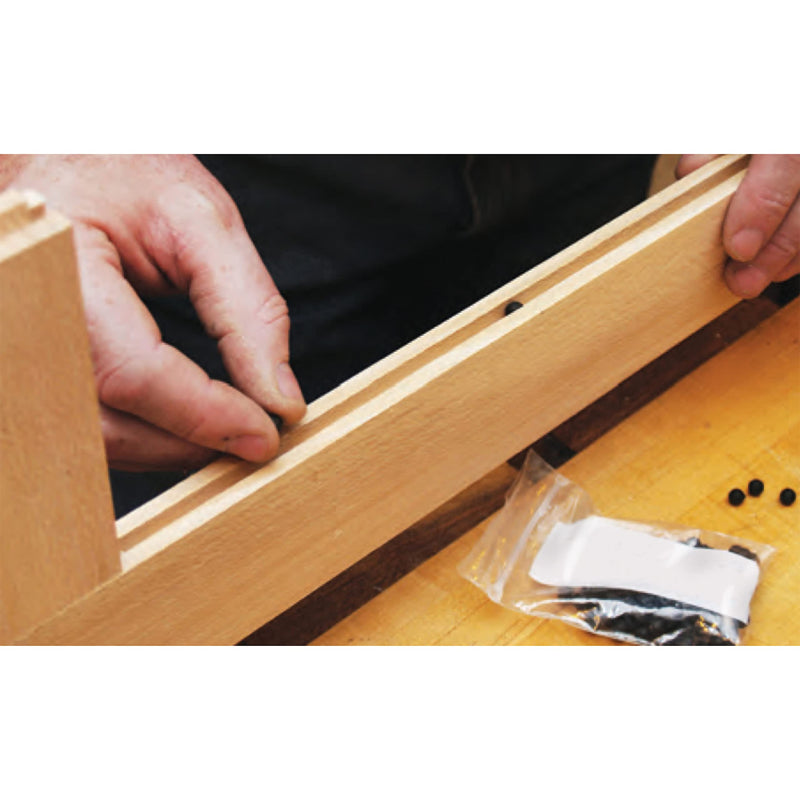 Rok Hardware Raised Panel Cabinet Door Spacers for 1/4" (6.35mm) Groove, Rubber Ball Stabilizers for Cabinet Door 500 Pack Ball Spacers