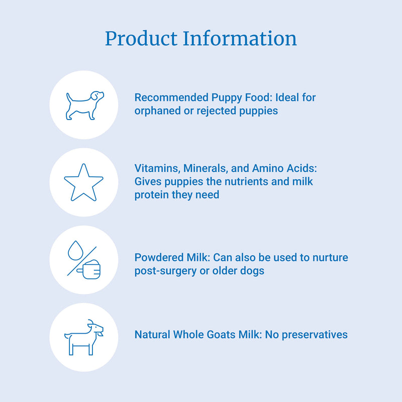 PetAg Esbilac Goat's Milk Powder Puppy Milk Replacer - Milk Formula for Puppies with Sensitive Digestive Systems 12 Ounce (Pack of 1) - PawsPlanet Australia
