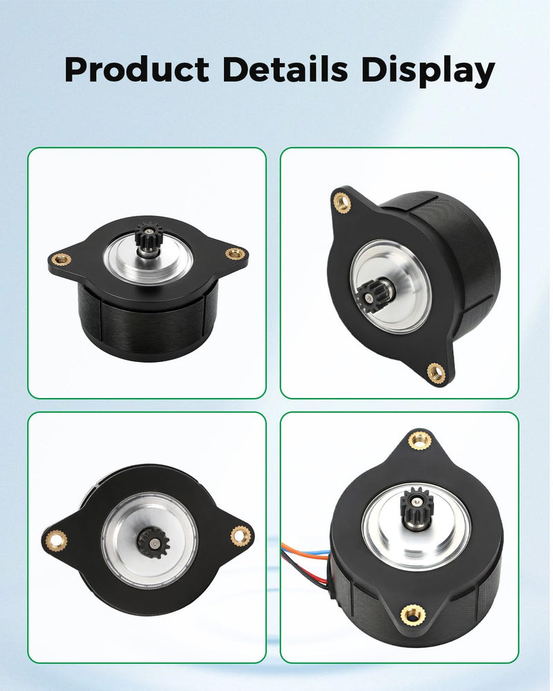 Creality Official K2 SE Extruder Stepper Motor, 36-20_E Axis Motor, High-Torquer with 12-Tooth Gear Silent Operation, Original Replacement Part for K2 SE 3D Printer