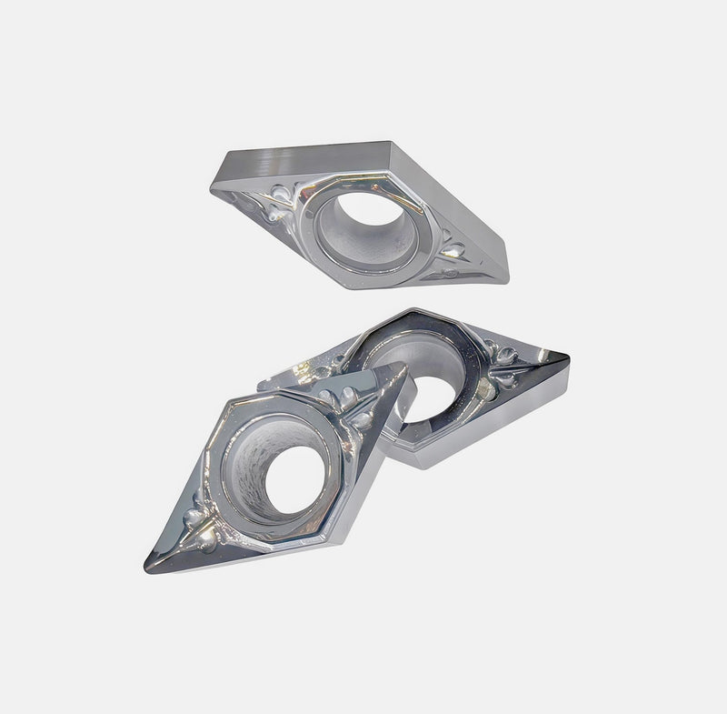 DCGT21.51 / DCGT070204-LH Carbide Turning Inserts for Aluminum Cutting Turning,10 PCS.