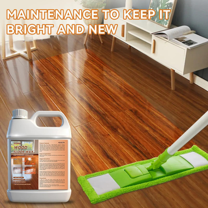 Hardwood Floor Polish - Quick Shine, Long-lasting Luster 1 Gallon