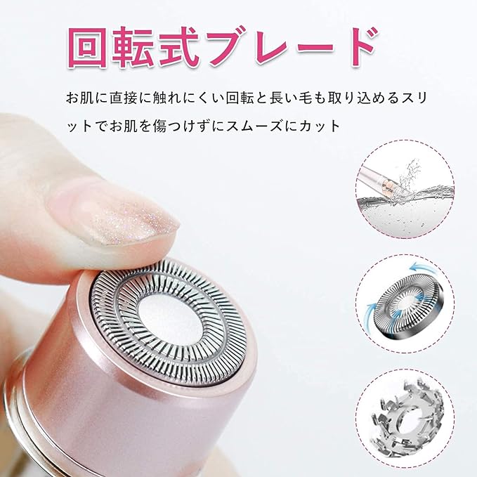 Women's Shaver, Electric Shaver, Nose Hair Cutter, Shaver, Female Eyebrow Shaver, Face Shaver, Unwanted Hair Treatment, Interchangeable Head, Epilator, USB Rechargeable, 4 in 1 Multi-functional, Full - NewNest Australia