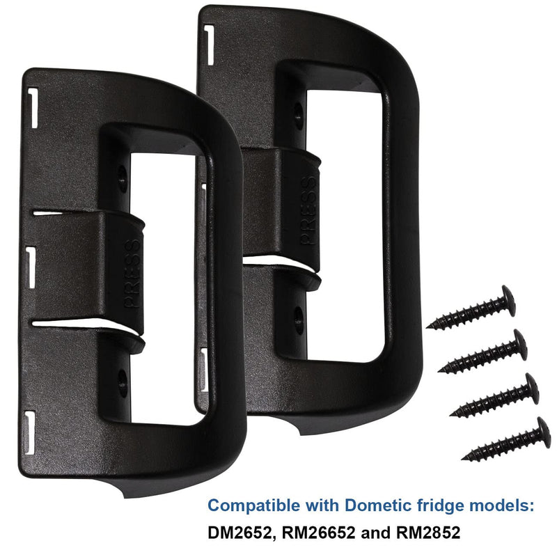 3851174023 Refrigerator Replacement Door Handle for Dometic Fridge DM2652, RM2652, RM2852 - RV and Camper Refrigerator Door Latch