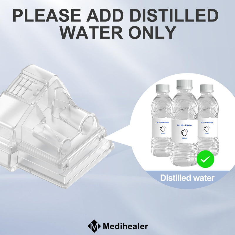 Replacement Water Chamber for Air Sense 10, HumidAir Water Tub for S10 Series, 380ml Upgraded Standard Humidifier Tub,Great-Value Supplies by Medihealer.