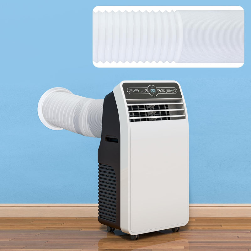 Pushglossy Portable Ac Vent Wall Mount Kit 6in & 6.5in Tubes 59 in Hose 59'' Long5.9'' Wide