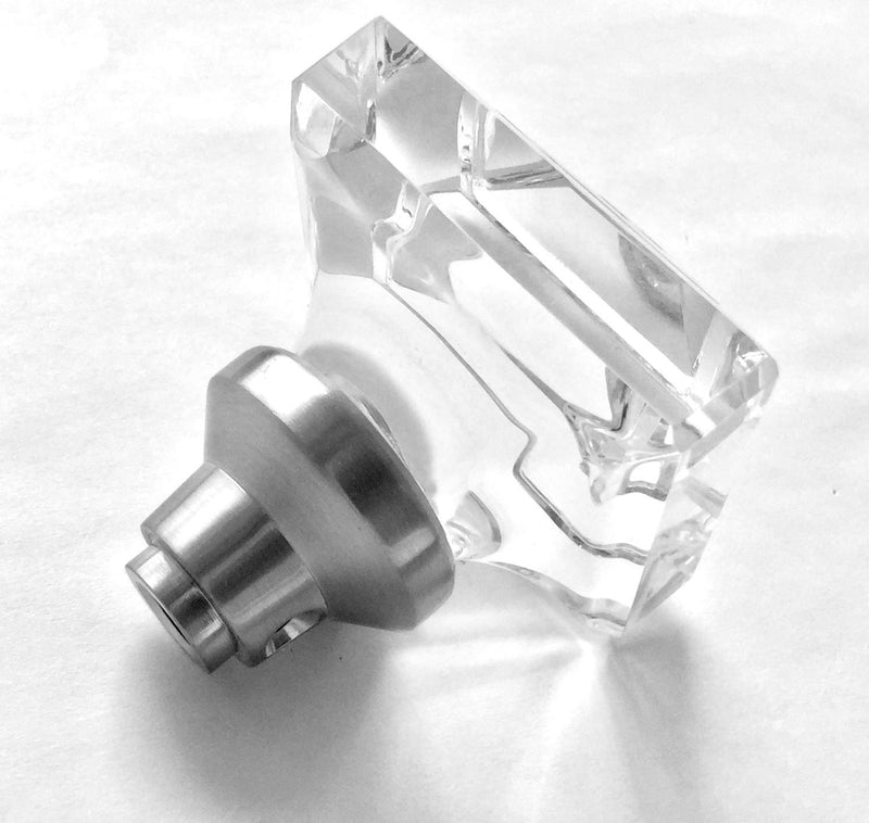 Single Surface Mount Crystal Knob Set in a Class of It's Own. Easy to Install on One Side of the Door or Flat Surface