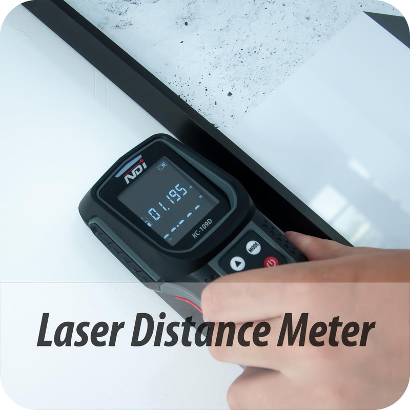 5 in 1 Multi Function Stud Finder Wall Scanner with Laser Distance Meter Metal Framing Tool Joist Pipe Finder and Live Wire Detection