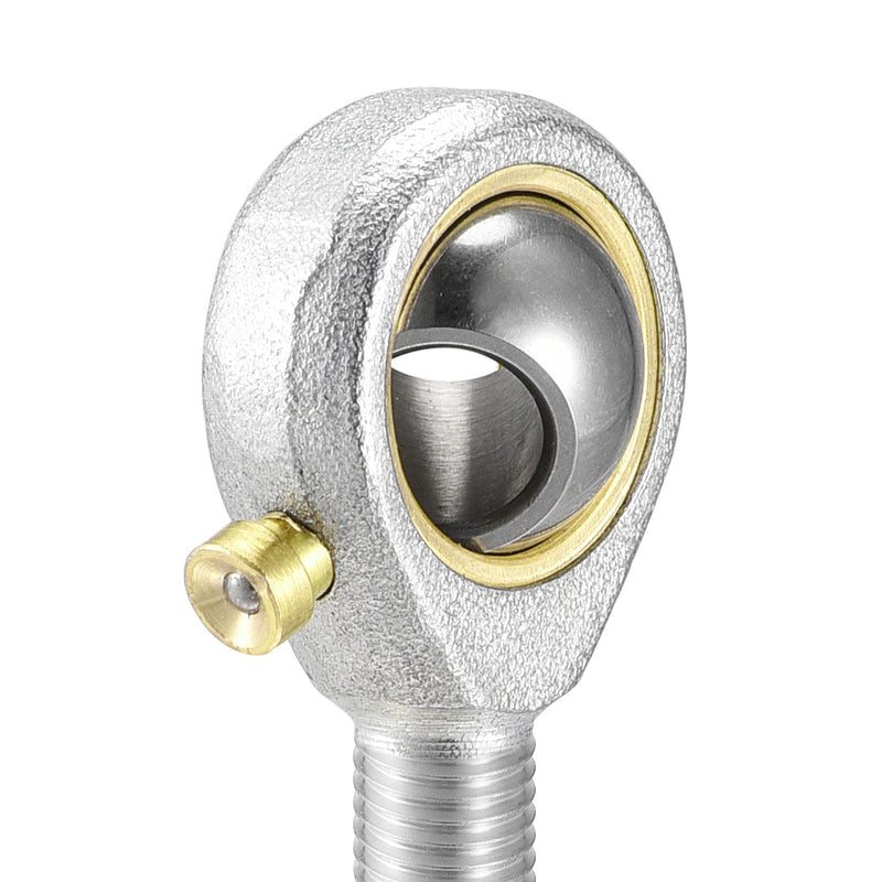 uxcell POSB4 Rod End Bearings 1/4-inch Bore Pre-Lubricated Bearings 1/4-28 Male Thread Left Hand 2pcs 1/4"